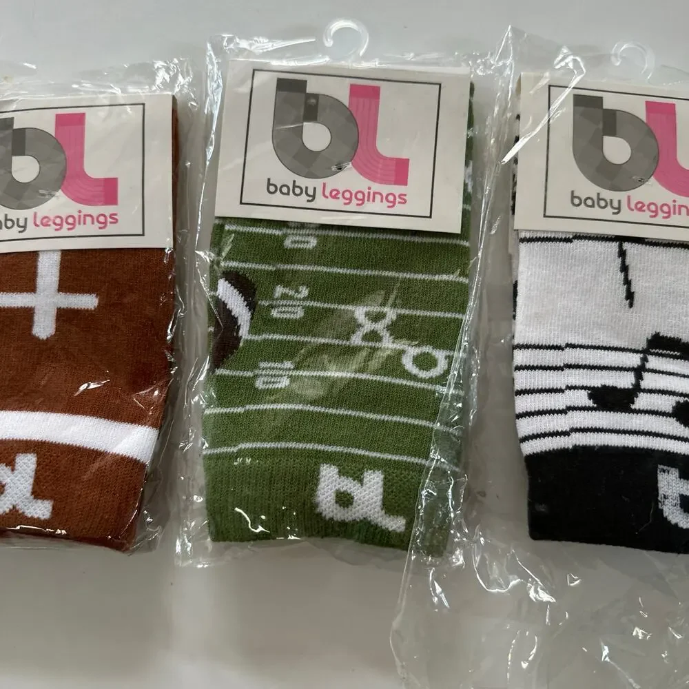 Baby Leggings Bundle - Music, Guitar, Football - New!